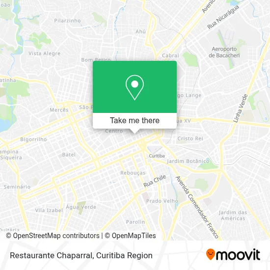 Restaurante Chaparral map