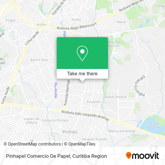 Pinhapel Comercio De Papel map