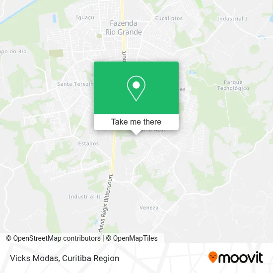 Vicks Modas map