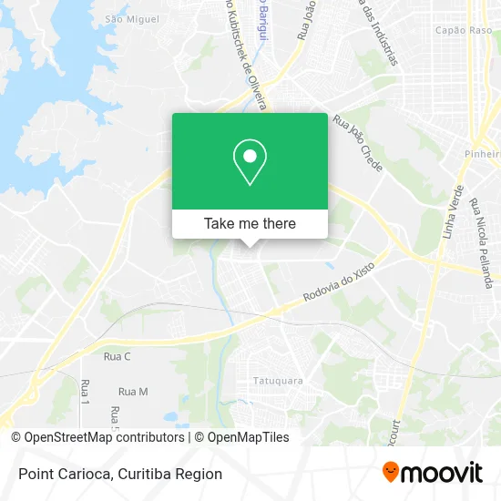 Point Carioca map