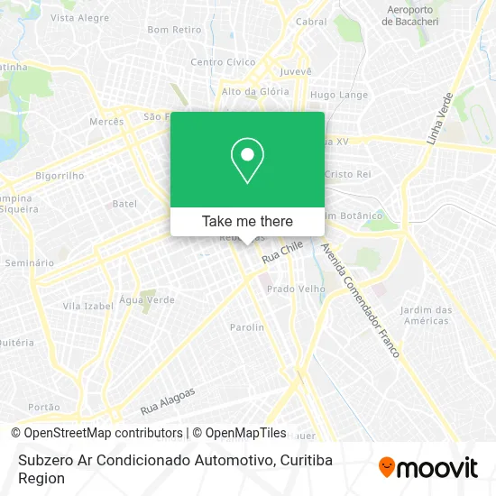 Subzero Ar Condicionado Automotivo map