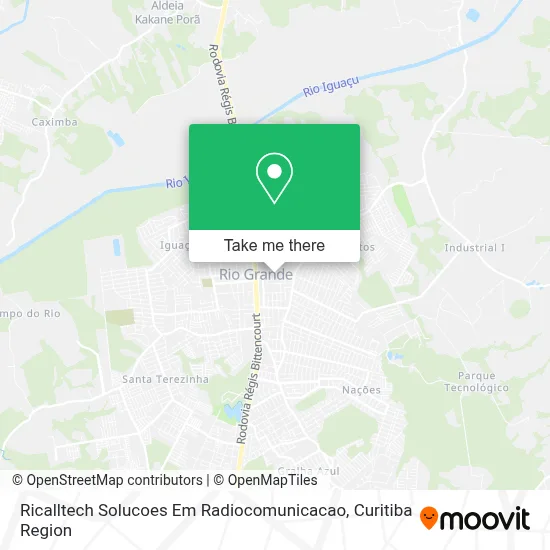 Ricalltech Solucoes Em Radiocomunicacao map