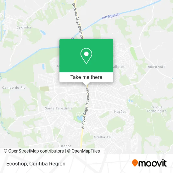 Ecoshop map