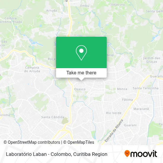 Laboratório Laban - Colombo map
