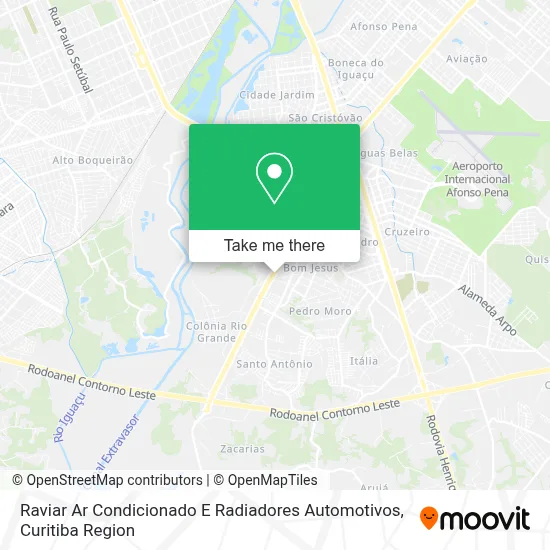 Raviar Ar Condicionado E Radiadores Automotivos map