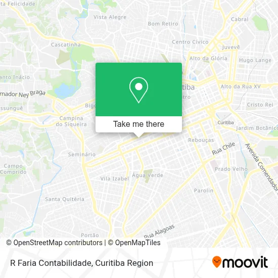 R Faria Contabilidade map