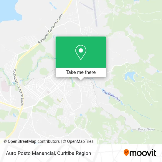 Auto Posto Manancial map