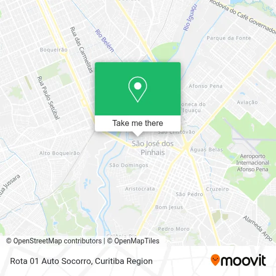 Rota 01 Auto Socorro map
