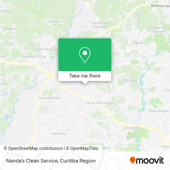 Nanda's Clean Service map