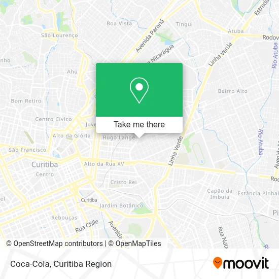 Coca-Cola map