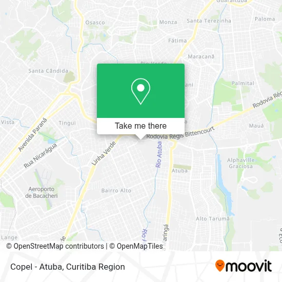 Copel - Atuba map