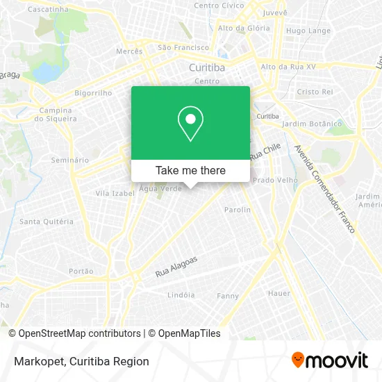 Markopet map