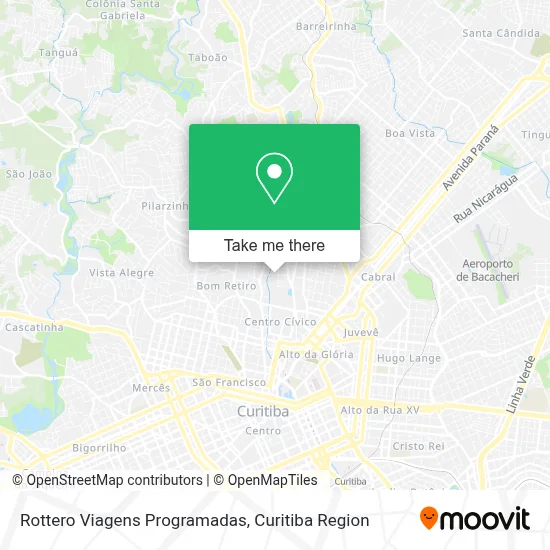 Rottero Viagens Programadas map