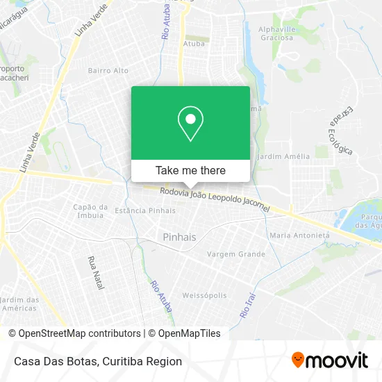 Casa Das Botas map