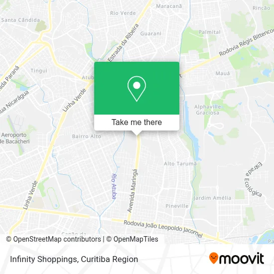 Infinity Shoppings map