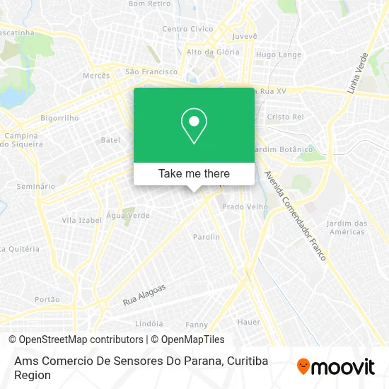 Ams Comercio De Sensores Do Parana map