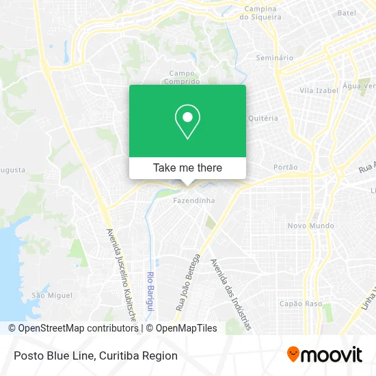 Posto Blue Line map