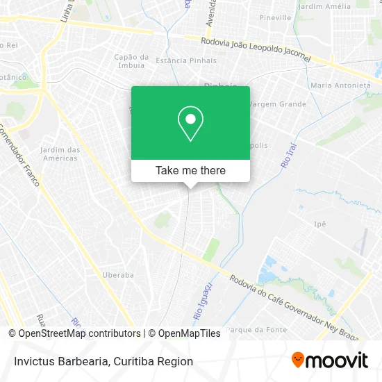 Invictus Barbearia map
