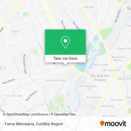 Fama Mercearia map