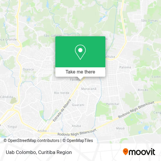Uab Colombo map
