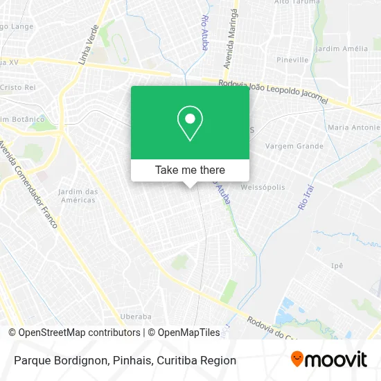 Parque Bordignon, Pinhais map
