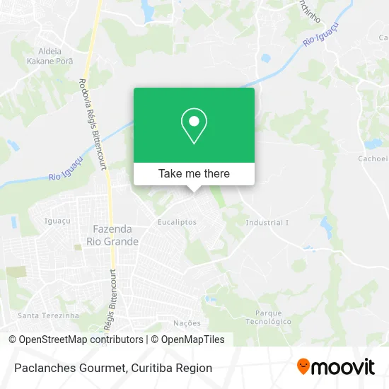 Paclanches Gourmet map