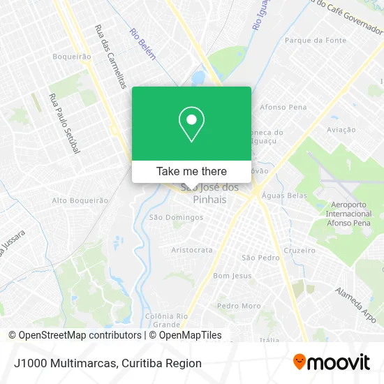 J1000 Multimarcas map