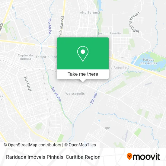 Raridade Imóveis Pinhais map