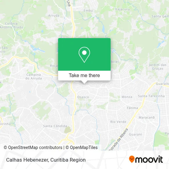 Calhas Hebenezer map