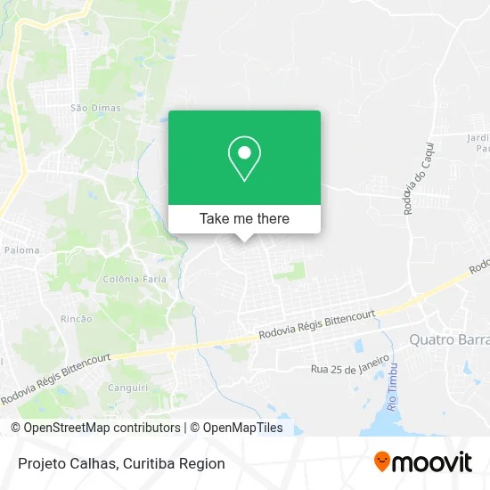 Projeto Calhas map