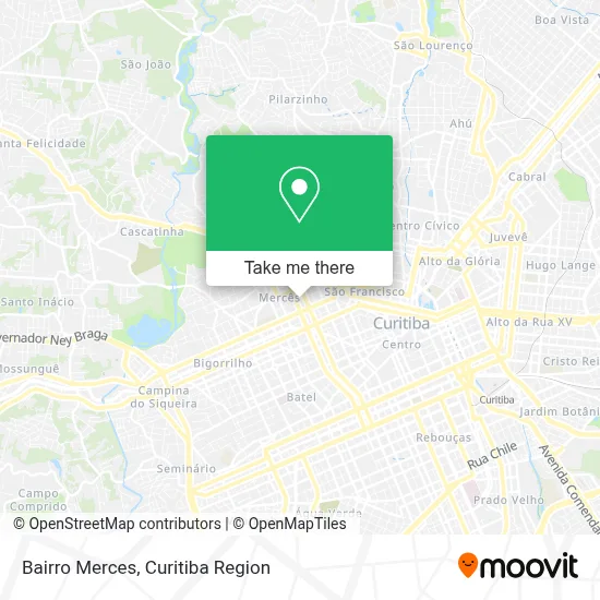 Bairro Merces map
