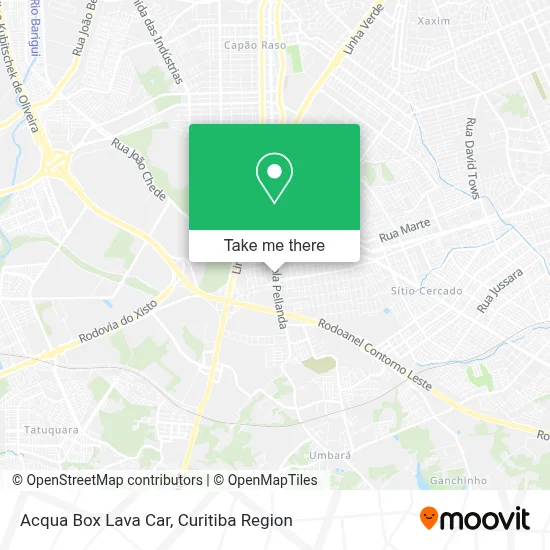 Acqua Box Lava Car map