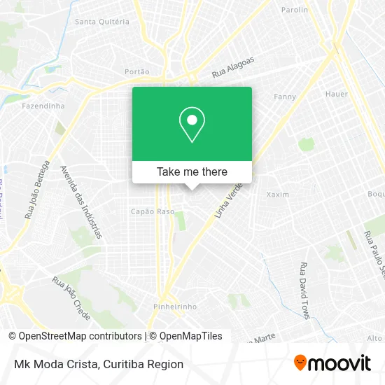Mk Moda Crista map