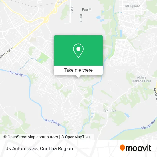 Js Automóveis map