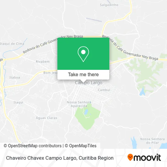 Chaveiro Chavex Campo Largo map