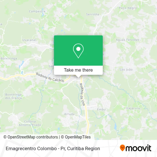 Emagrecentro Colombo - Pr map