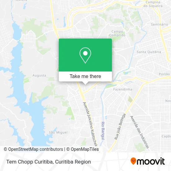 Tem Chopp Curitiba map