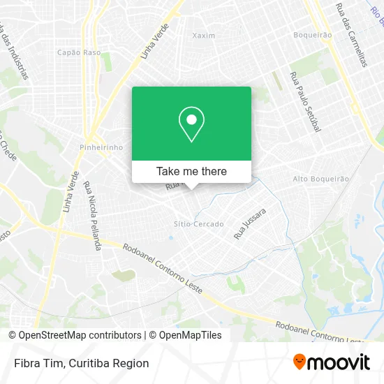 Fibra Tim map