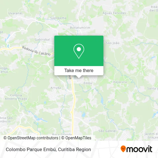 Colombo Parque Embú map