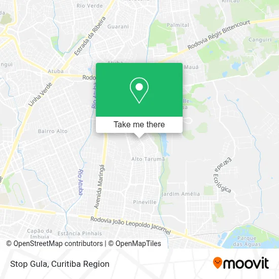 Stop Gula map