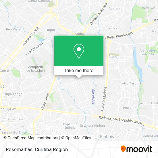 Rosemalhas map