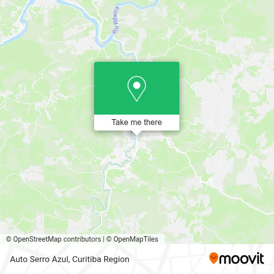 Auto Serro Azul map