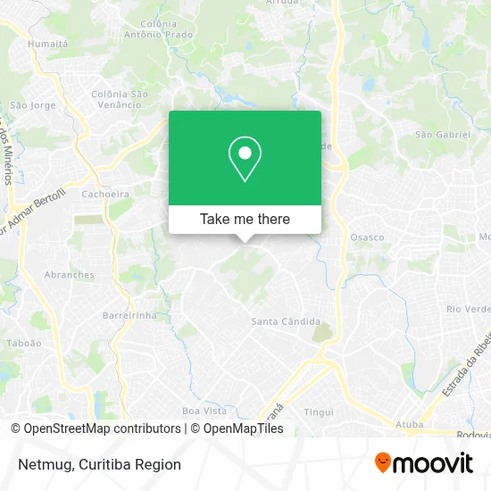 Netmug map