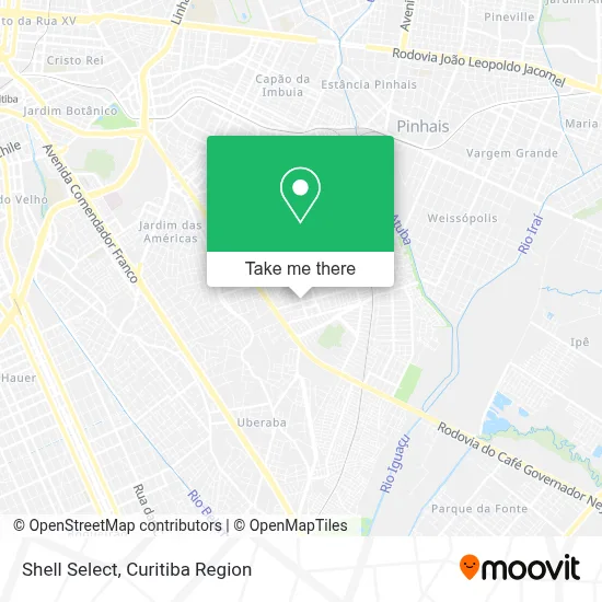 Shell Select map