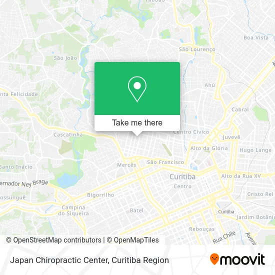 Japan Chiropractic Center map