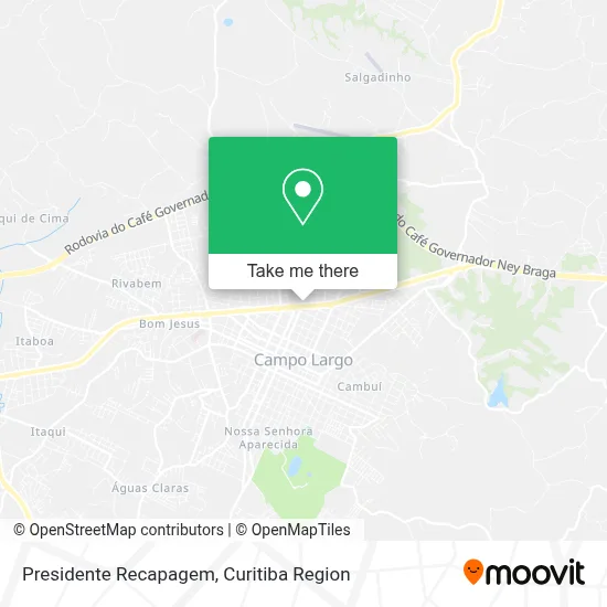 Presidente Recapagem map