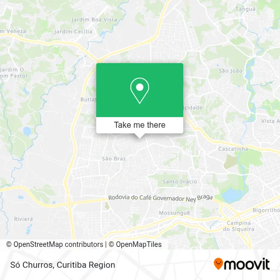 Só Churros map