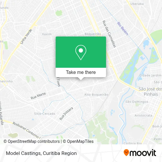 Model Castings map