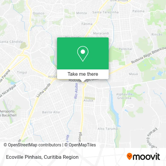 Ecoville Pinhais map