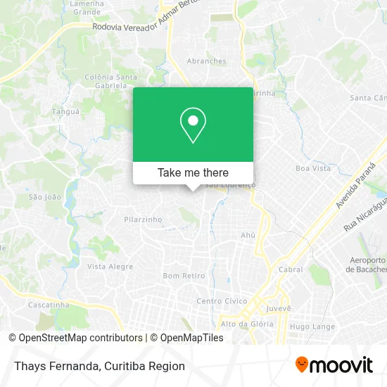 Thays Fernanda map